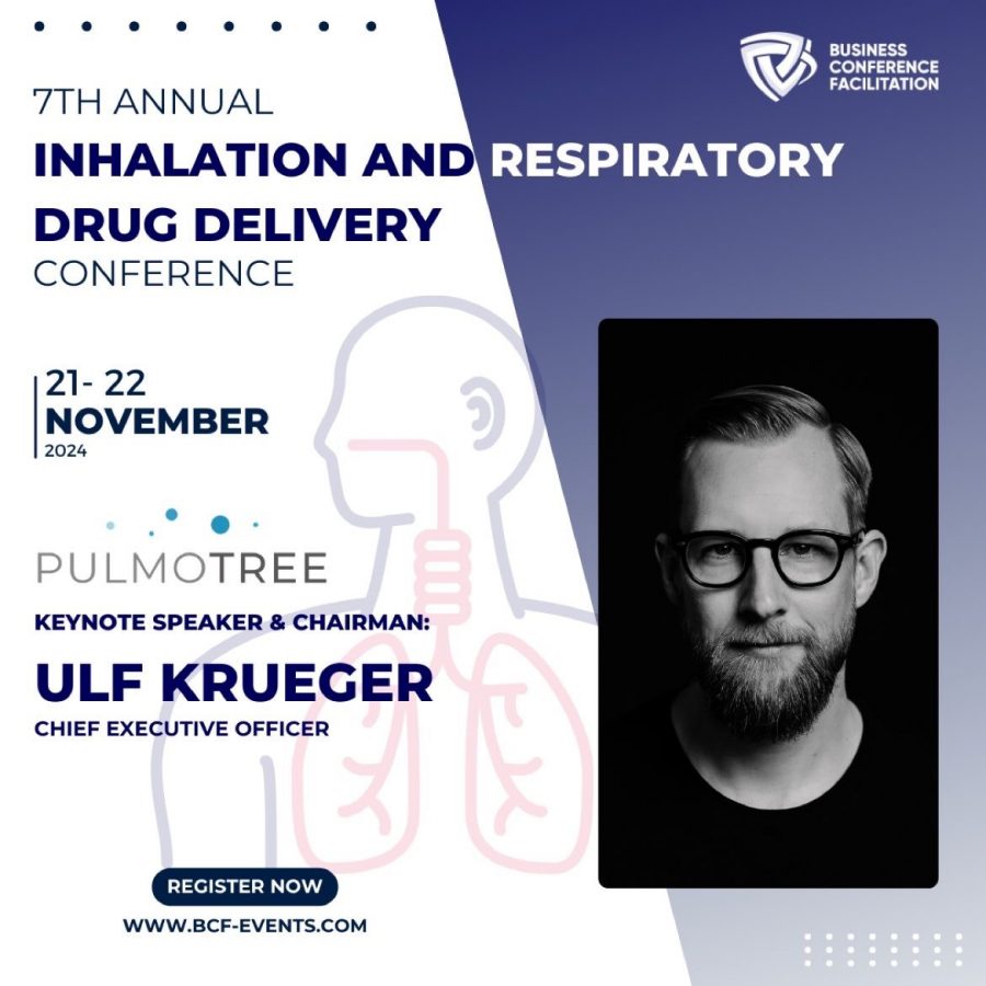 BCF Inhalation and Respiratory Drug Delivery Conference, Prague 2024, Speaker and chairman Ulf Krueger